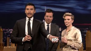 Scarlett Johansson Gets a Special Magic Trick from Dan White