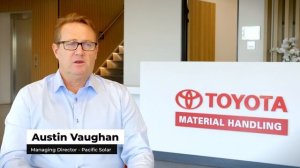 How did a 99kW solar power system optimise the costs and government rebates for Toyota?