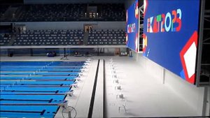 Дворец  водных видов спорта.Екатеринбург. Снаружи и внутри