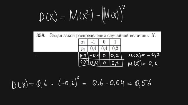 Дисперсия случайной величины/Как найти?