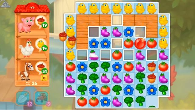 Бабушкина Ферма Три-в-ряд прохождение #5 Разбазариваем Имущество (уровни 37-45) смотреть онлайн