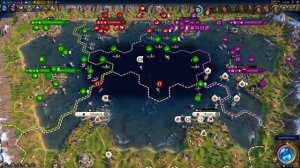 Civ 6 AI Only Timelapse: Storm of Civilizations