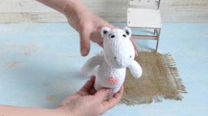 Видео Вязаная игрушка Муми-Тролль по мотивам сказки