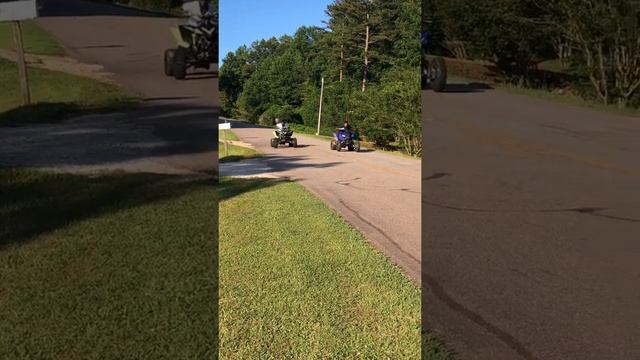 Yfz450 vs Raptor 700 PT:2 смотреть онлайн