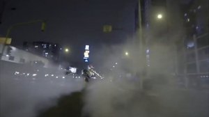 Ночной дрифт по городу на мотоцикле. Мото дрифт. Ночная езда под музыку!