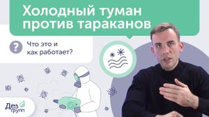Холодный туман против тараканов: что это и как работает? | Уничтожение прусаков СЭС