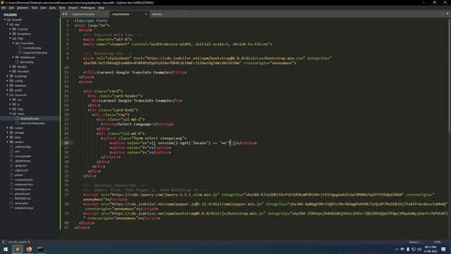 How to Use Google Translator in Laravel | Google Translate Package | Multi Language Google Translat смотреть онлайн
