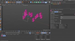 Cinema 4D. Объект Эмиттер частиц.mp4