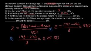 Biostatistics: Standard deviation