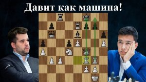 Жесткий перекат! Ян Непомнящий - Нодирбек Абдусатторов Чемпионат по скоростным шахматам 2024