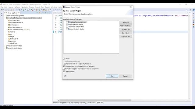 #Jenkins - 5 | How to solve maven compilation failure in Jenkins/Eclipse | NATASA Tech смотреть онлайн