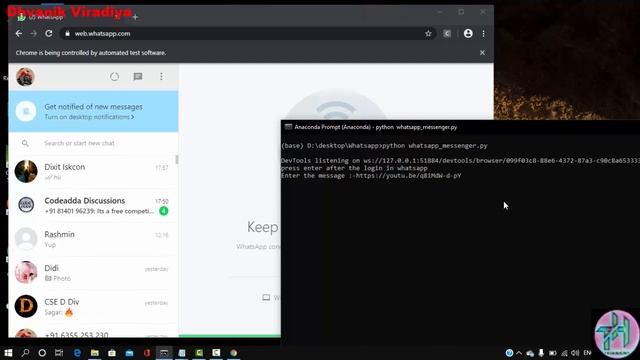 Whatsapp Automation using python | Automate your whatsapp using python script
