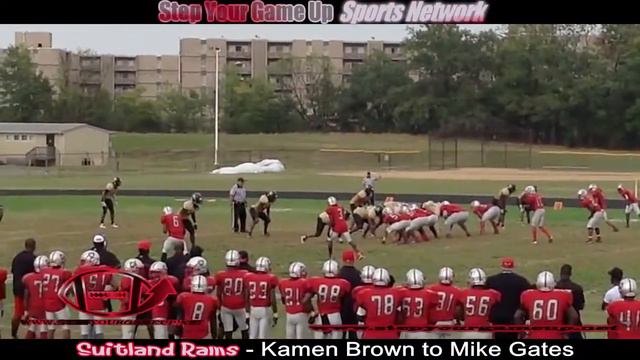 Suitland's Kamen Brown's 31-yd TD pass to Brian Gibson & 20-yd TD pass to Mike Gates. смотреть онлайн