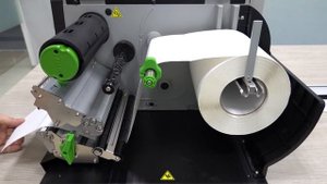 TSC MH261T Series: Loading the media and the ribbon