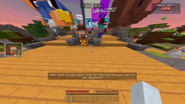 Voting the PENGUIN in Minecraft Mob Vote 2023 смотреть онлайн