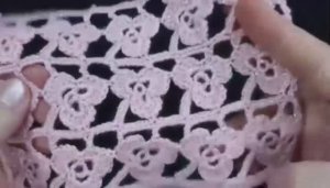 Цветочный узор крючком - Вязание крючком для начинающих