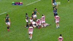 Лучшие моменты сенсационного матча по регби Japan v South Africa