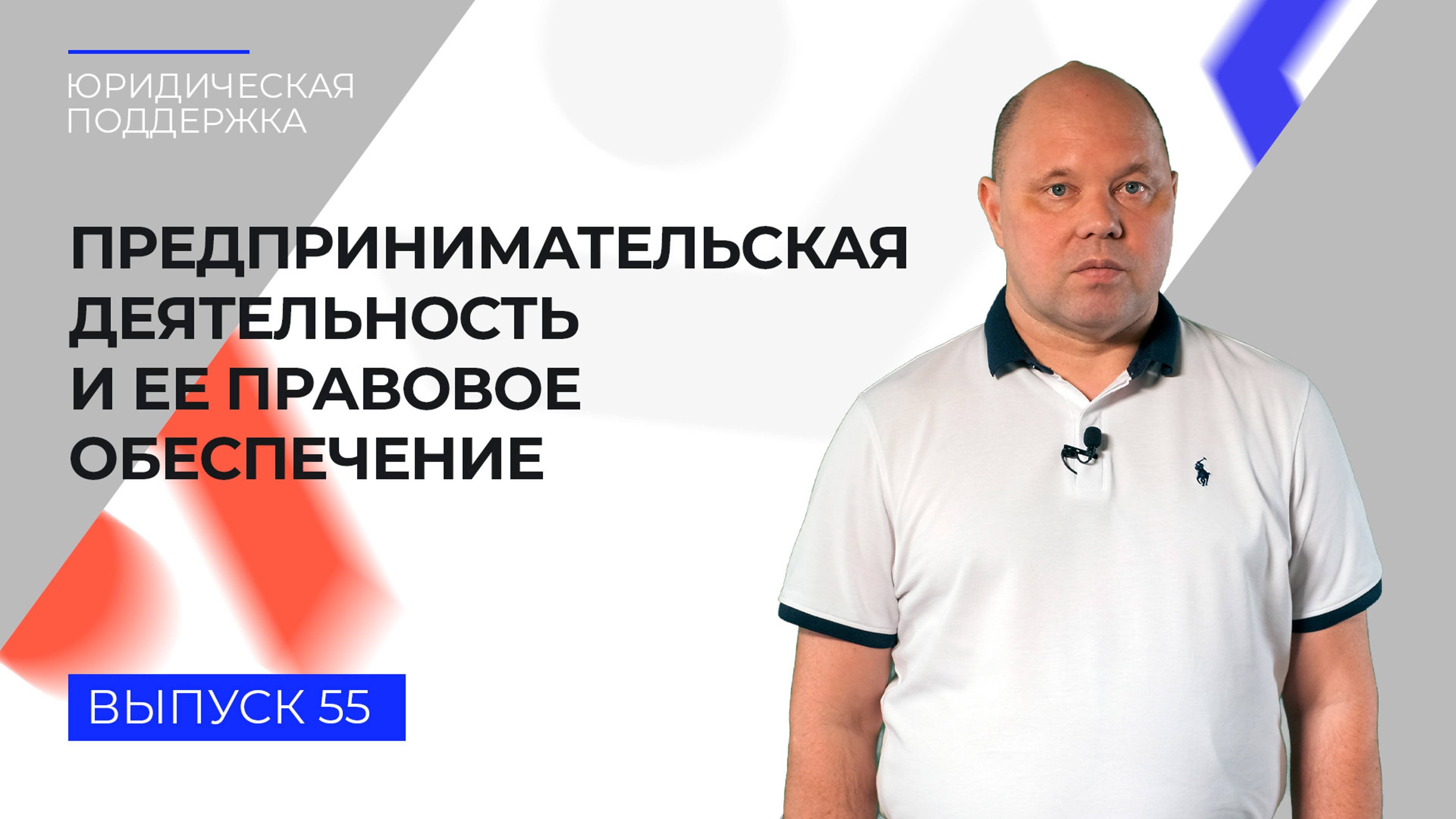 Юридическая поддержка. Выпуск 55. Предпринимательская деятельность и ее правовое обеспечение