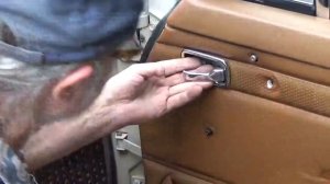 Mercedes-Benz W114 door service, part 2: door panel/regulator removal