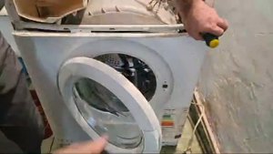 Замена подшипников На стиральной Машинке Вестел