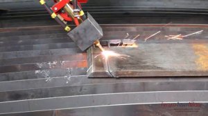Газовая резка со снятием фаски, станок Start L1