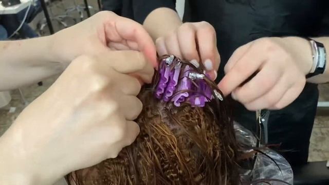 Прикорневая завивка и спиральная 2 в одном, эксперимент