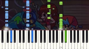 Friday Night Funkin' VS WHITTY Mod - Ballistic - Piano tutorial