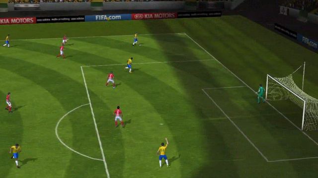 Красивый гол в Fifa 14 android смотреть онлайн