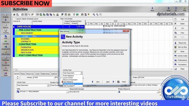 3.1 : Primavera Learning - Creating A Project In Primavera P6 ||  Primavera P6 Tutorials