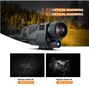 Инфракрасный цифровой Монокуляр ночного видения 5x40, Диапазон 200 м, охотничий монокуляр