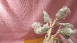 Дерево"Ива" с водопадом из бисера