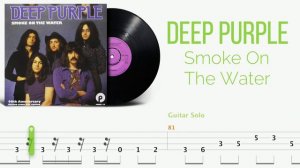 How To Play Deep Purple - Smoke On The Water [Bass Tabs Tutorial] - [Interactive Tabs On Screen]