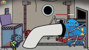 Among Us Spider vs Thomas the Tank - Animated Gameplay