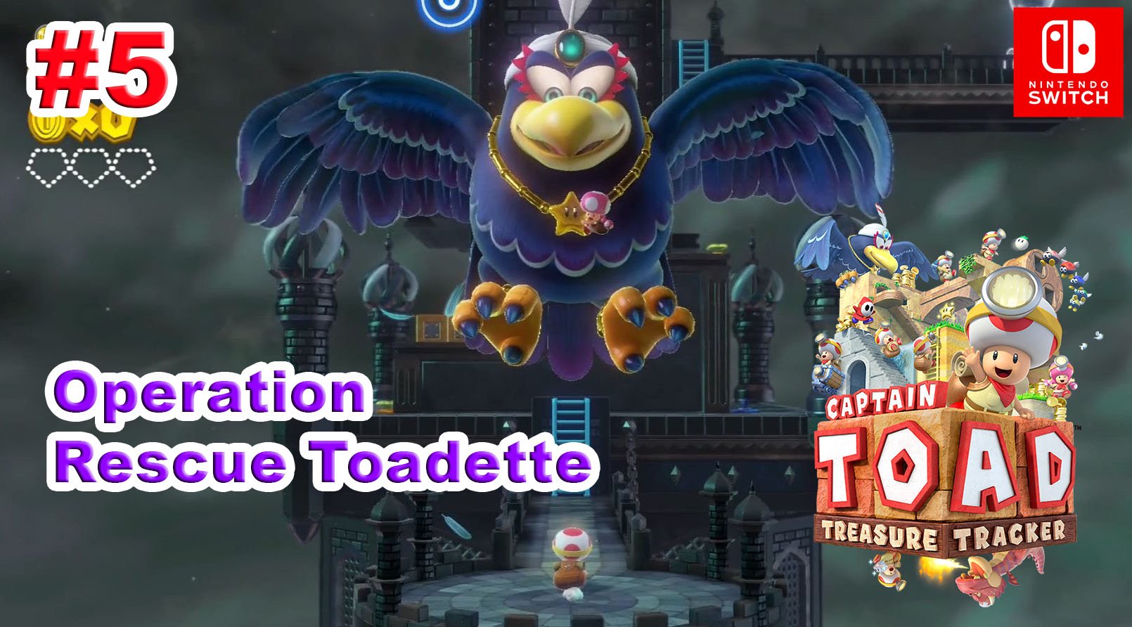 5 - Эпизод №1. Captain Toad: Treasure Tracker. Operation Rescue Toadette. Nintendo Switch