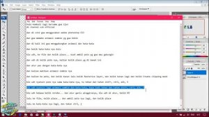 Toturial Photoshop cs3, cara menggabungkan foto dan kata-kata