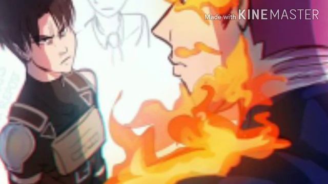 My hero academia x Attack on Titan: Eren Jaeger meets MT Lady and Levi meets Endeavor (comic) смотреть онлайн