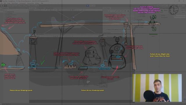 Game jam tips and tricks. GMTK game jam 2020. Game design lesson on example.