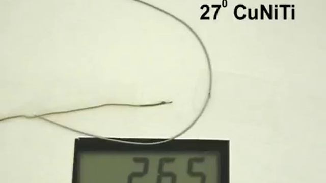 Термоактивные дуги CuNiTI, температура трансформации 27 градусов смотреть онлайн