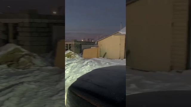 рассвет в Подмосковье 01.12.2022.видео прислал мой брат.