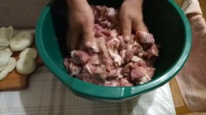 Шашлык от мужа. Самый вкусный шашлык .