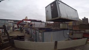 Кран манипулятор.Правильная погрузка бытовок,двумя кранами одновременно.