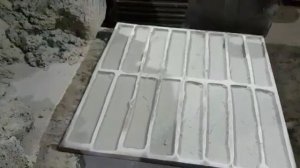 Производство белого декоративного кирпича/Production of white manufactured bricks