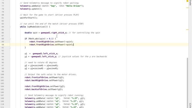 Mecanum Teleop 2: Adding Spin смотреть онлайн