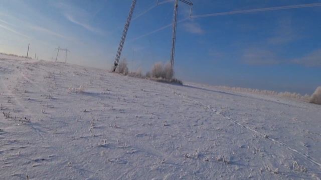 Охота на зайца в морозный день. смотреть онлайн