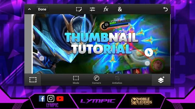 HOW TO MAKE THIS THUMBNAIL TUTORIAL ? | USING ADOBE PHOTOSHOP TOUCH AND PIXELLAB | MLBB THUMBNAIL ✔