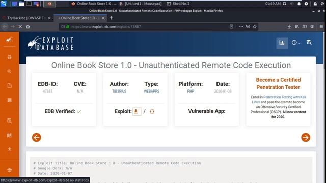 OWASP Top10||Day 9||Components With Known Vulnerabilities - Exploit/Lab|| TryHackMe || Walk-Through смотреть онлайн