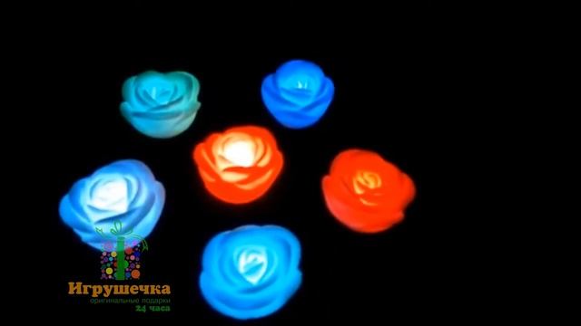 свечи LED розы