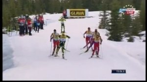 2012/13 combinata 10 km Lillehammer - Moan, Lamy Chappuis, Bernhard Gruber