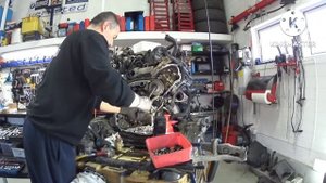 Wymiana rozrządu Audi A8 3.0 TDI, timing chain replacement