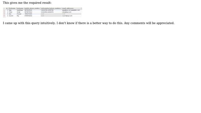 Code Review: Flatten JSON to get relevant data in Postgresql смотреть онлайн